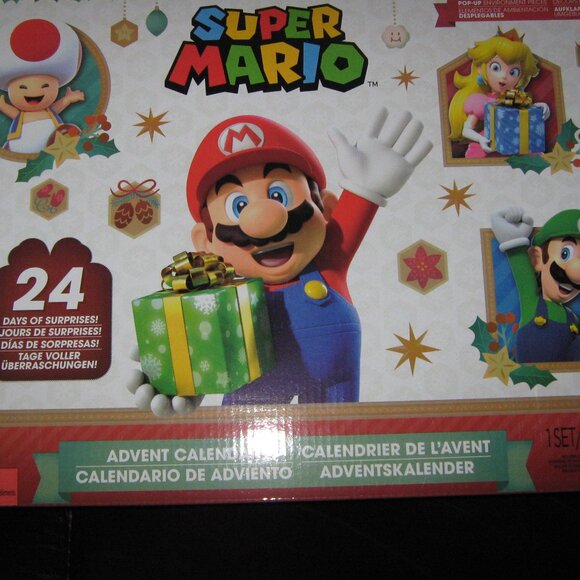 NWT Super Mario Advent Calendar 2022 Limited Christmas Edition - Picture 1 of 8